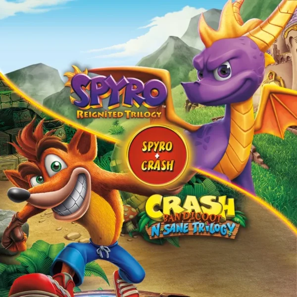 Spyro + Crash Remastered Game Bundle PS4 PS5