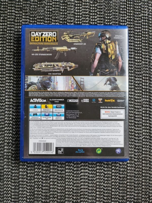 Call of Duty Advanced Warfare Day Zero Edition PS4 Call of Duty Advanced Warfare Day Zero Edition PS4 DISK