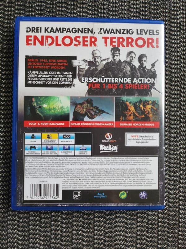 Zombie Army Trilogy PS4 Zombie Army Trilogy PS4 DISK