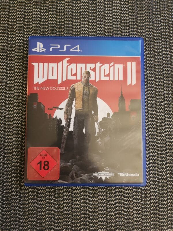 Wolfenstein 2 The New Colloses BOOK PS4 DISK Wolfenstein 2 The New Colloses BOOK PS4 DISK