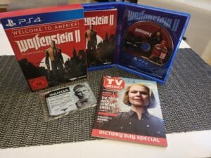 Wolfenstein 2 The New Colloses BOOK PS4 DISK Wolfenstein 2 The New Colloses BOOK PS4 DISK