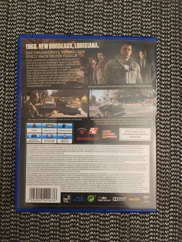 Mafia 3 PS4 Mafia 3 PS4 DISK