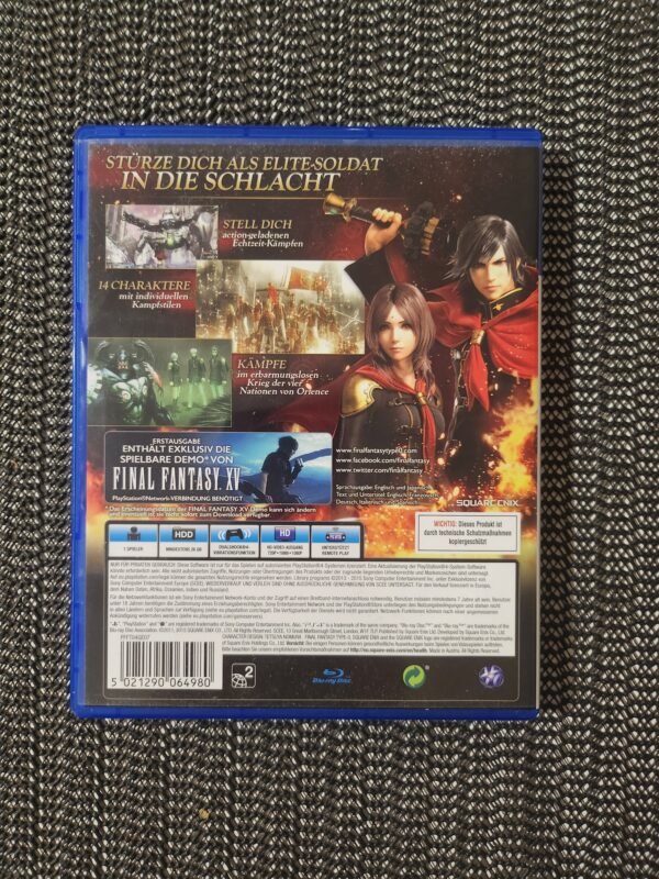 Final fantasy HD PS4 Final fantasy HD PS4 DISK