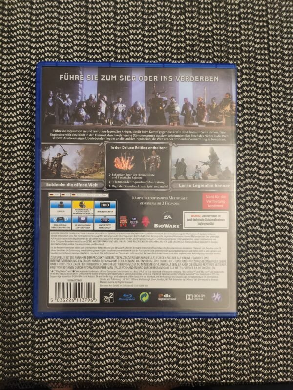 Dragon Age Inquisition Deluxe Edition PS4 Dragon Age Inquisition Deluxe Edition PS4 DISK