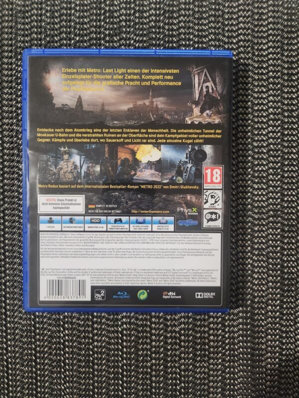 Metro Redux PS4 Metro Redux PS4 DISK