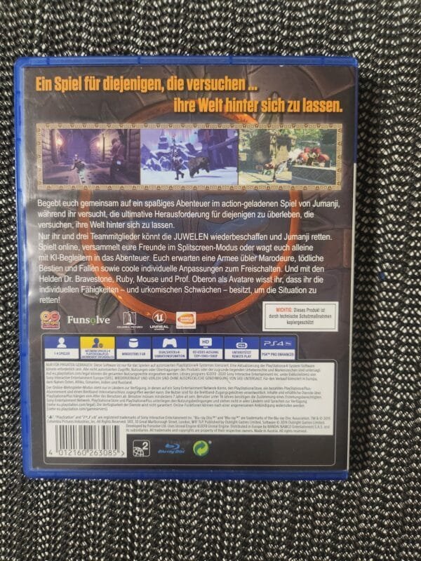 Jumanji PS4 Jumanji PS4 DISK
