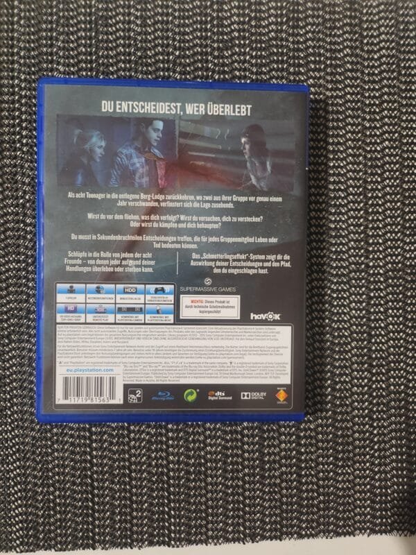 Until Dawn PS4 Until Dawn PS4 DISK