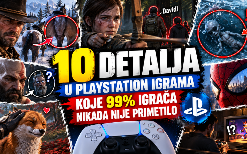 10 detalja u PlayStation igrama koje 99% igraca nikada nije primetilo
