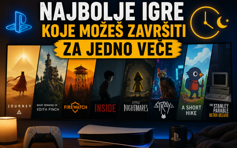 Kratke igre PS4 PS5