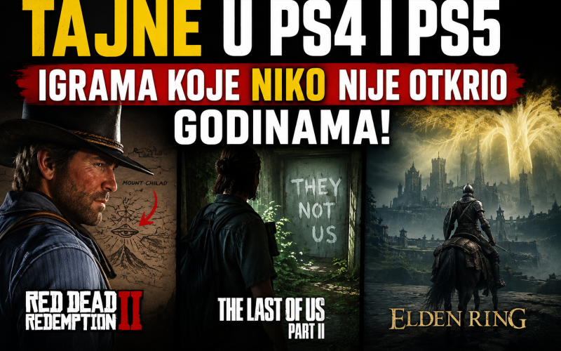 Tajne u PS4 i PS5 igrama koje NIKO nije otkrio godinama!