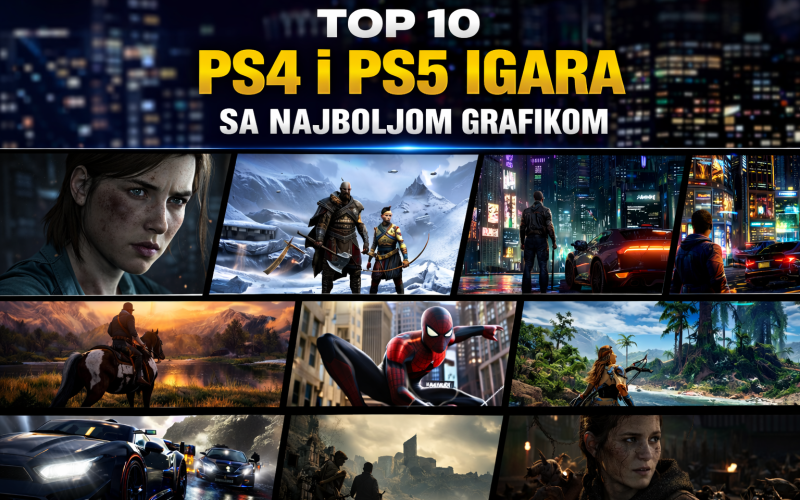 Top 10 PS4 i PS5 igara sa najboljom grafikom