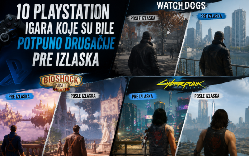 10 PlayStation igara koje su bile potpuno drugačije pre izlaska